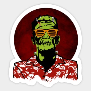 Frankenstein is on vacation - Frankie goes to Holiday Sticker